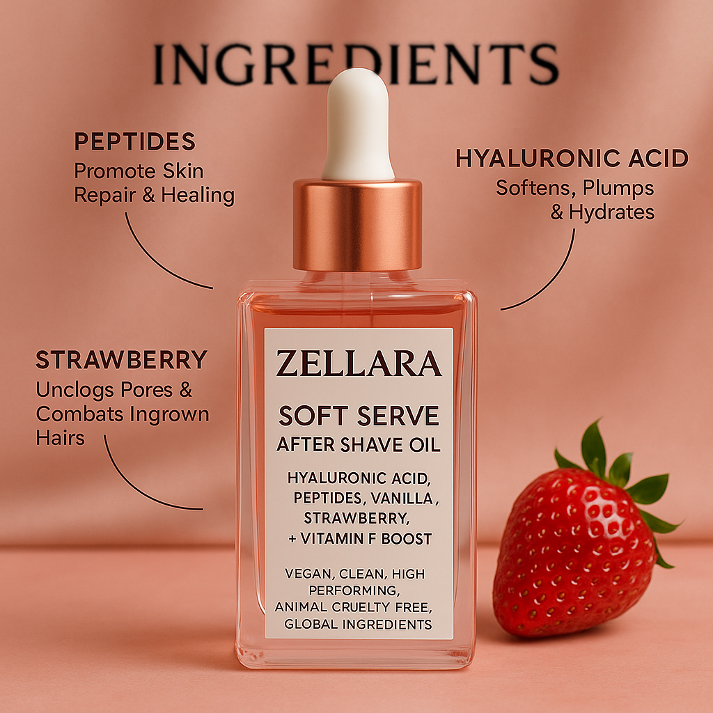 Zellara™ Soft Serve After Shave Oil